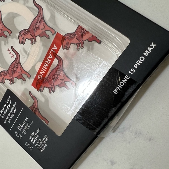 Coach Red Dinosaur Pattern Phone Case - Picture 3 of 10